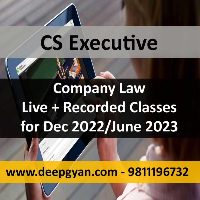 CS Executive Company Laws Online Classes
