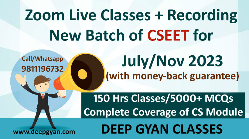 CSEET Online Classes